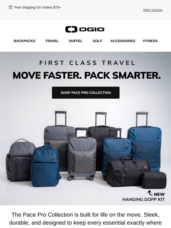 Meet Pace Pro + The New Hanging Dopp Kit