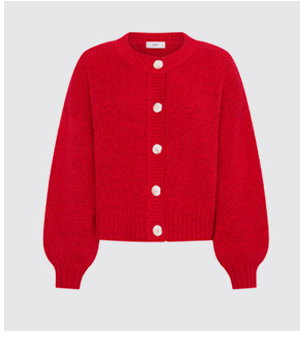 JAG Lily Cardigan Red