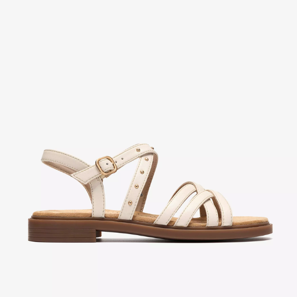 Clarks Trivanni Cove Off White Leather