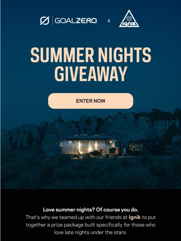 🔥 Win Over $1,600 in New Camping Gear