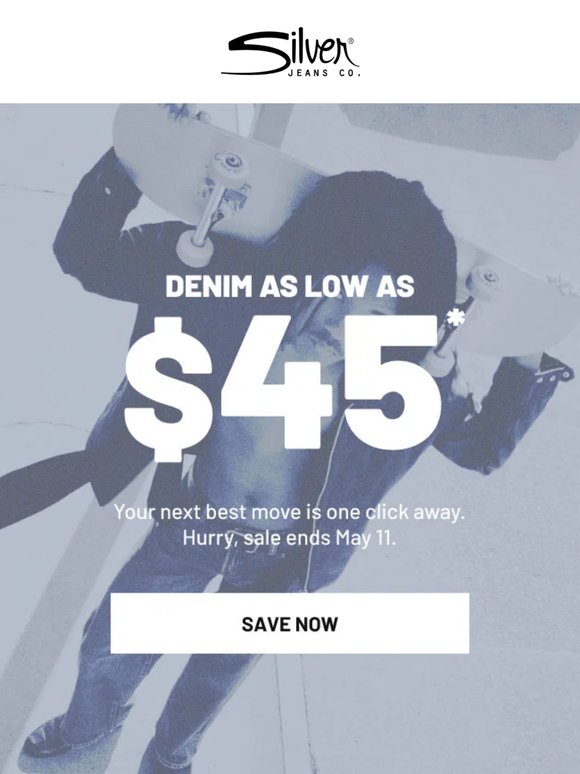 Denim from just $45 🚨