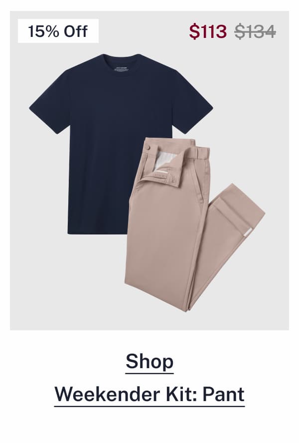 Shop Weekender Kit: Pant