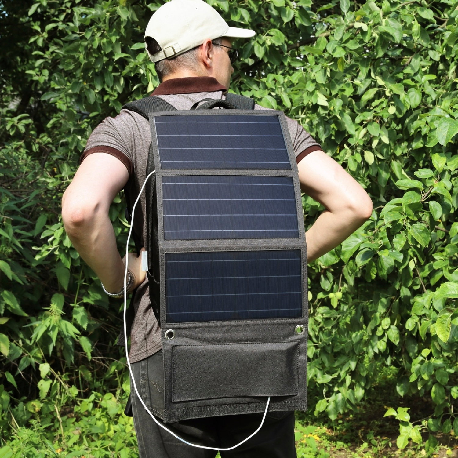 Sac de charge solaire 21 W Technaxx