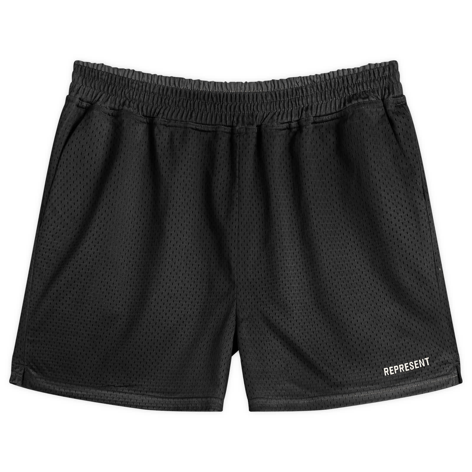 Represent Washed Mesh Shorts