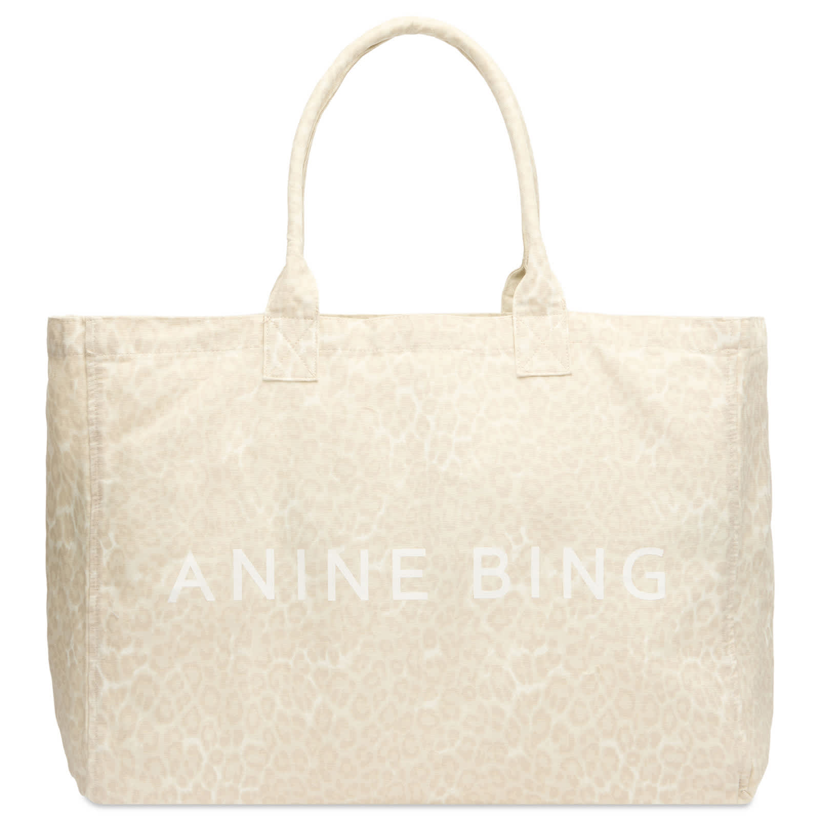 Anine Bing Leo Canvas Tote Bag