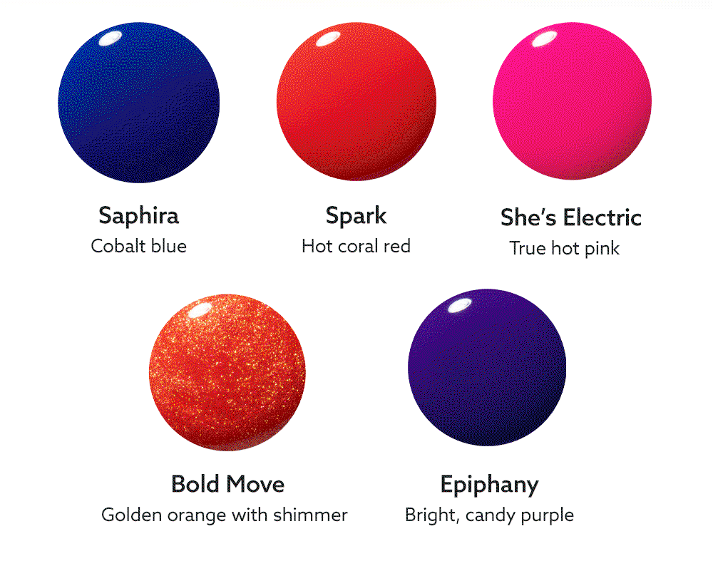 Saphira, Spark, She's Electric, Bold Move, Epiphany