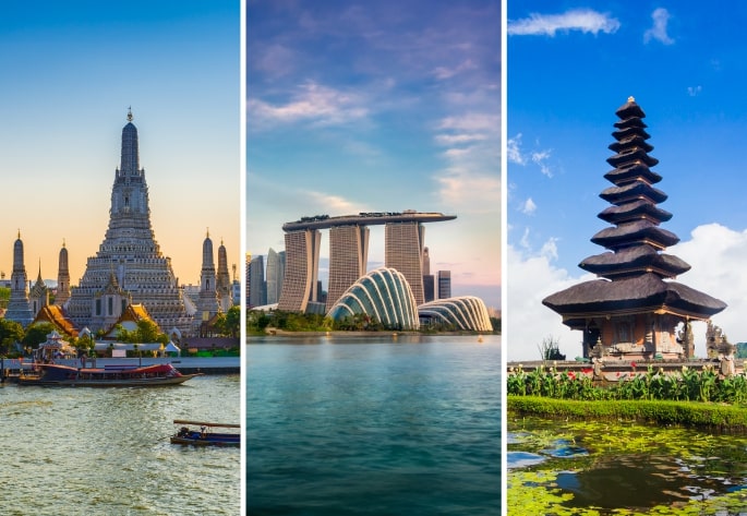 Bangkok, Singapore & Bali