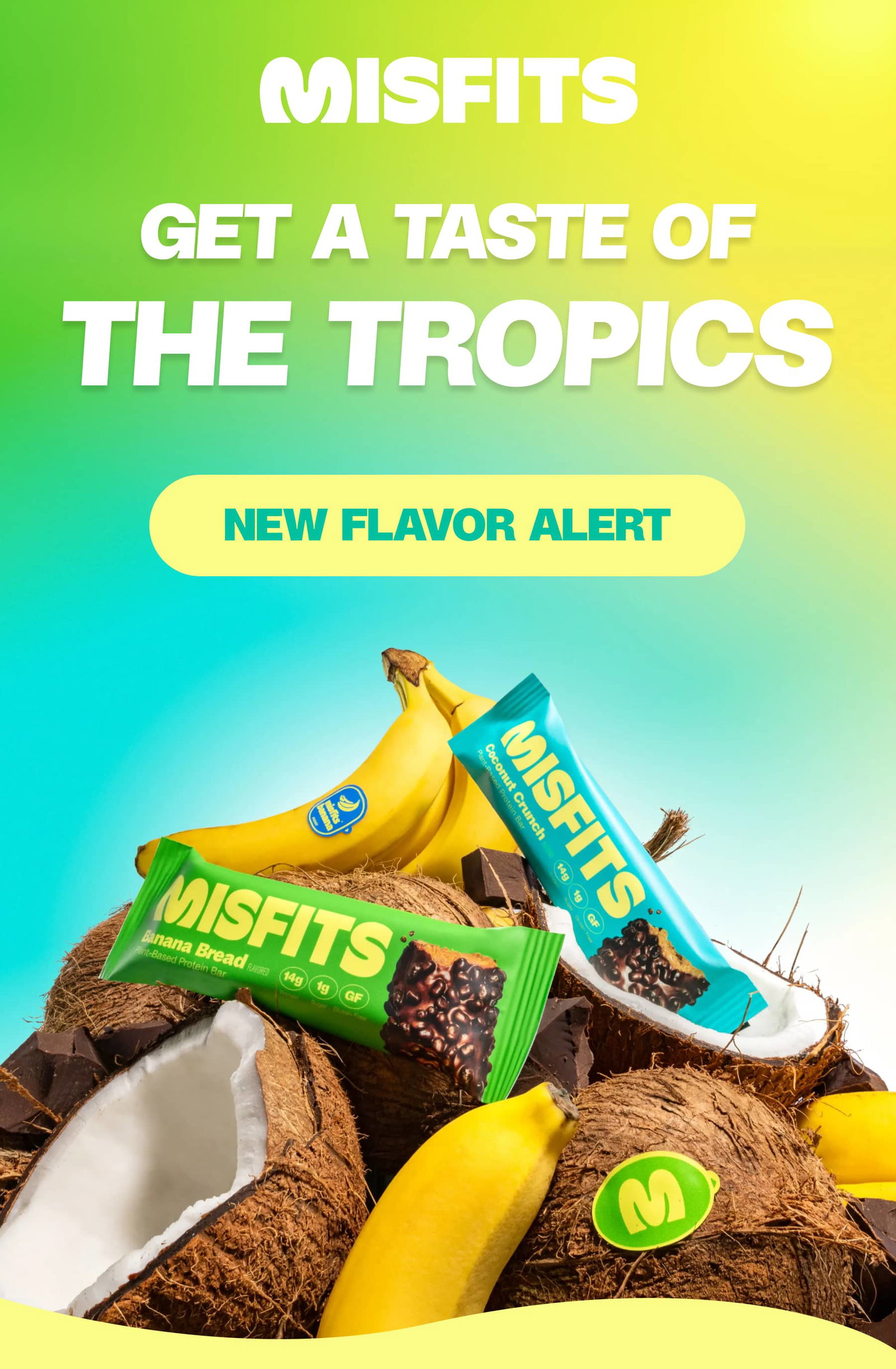 Get A Taste Of The Tropics. new flavor Alert
