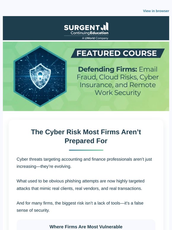 Cyber Threats Are Evolving. Is Your Firm Ready?