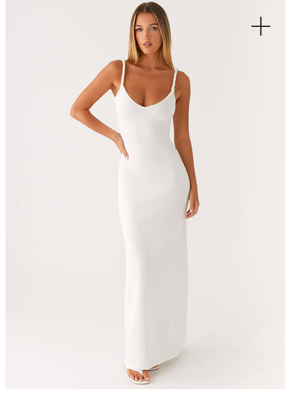Anastasia Maxi Dress — Ivory