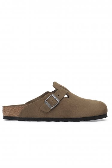 Boston Soft Footbed Suede Leather Brown