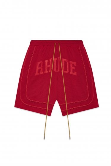 Baggy Mesh Shorts Red