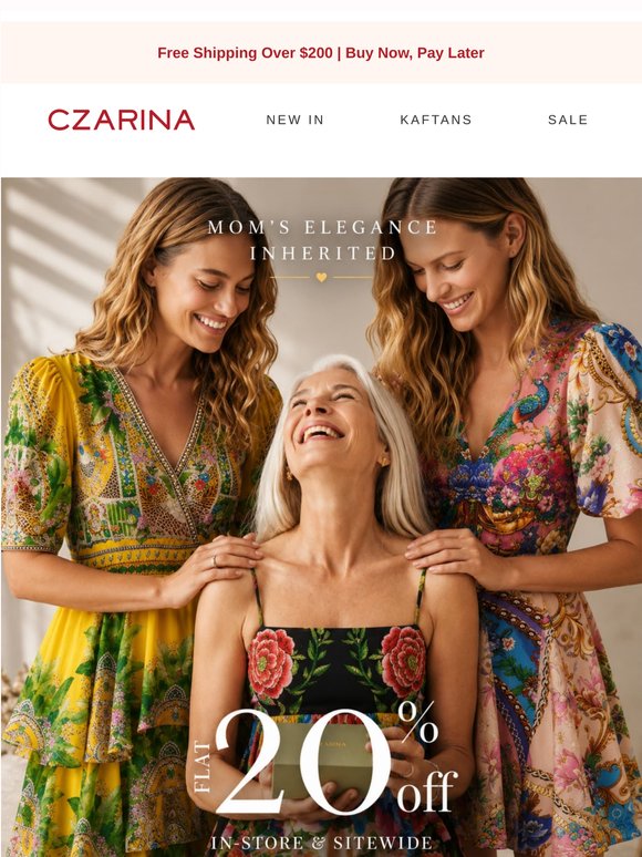 Celebrate Her in Style ✨ 20% Off Mother’s Day Sale