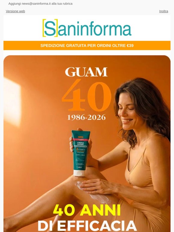 GUAM SPECIAL DAYS 🧡 Sconti fino 40% + Extra weekend!