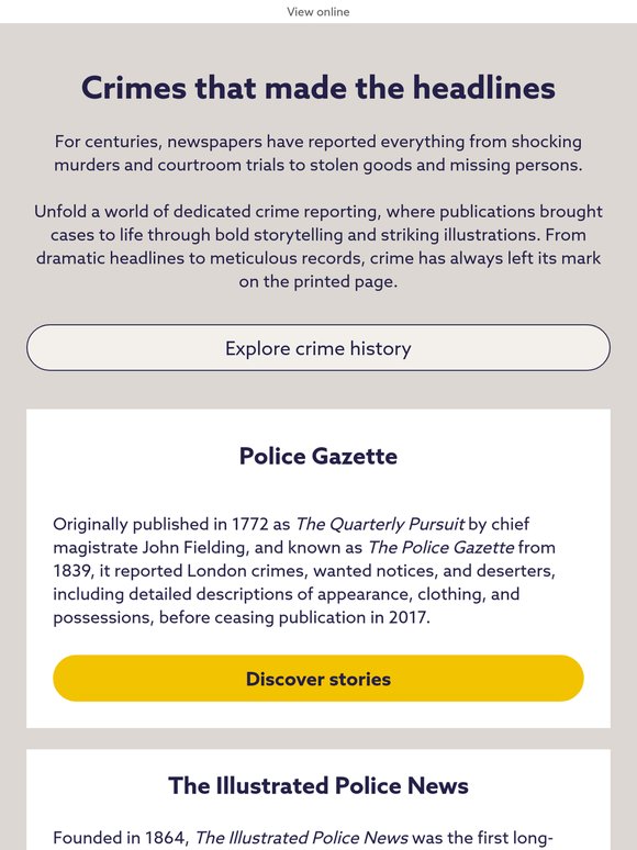 Shocking crimes, bold headlines