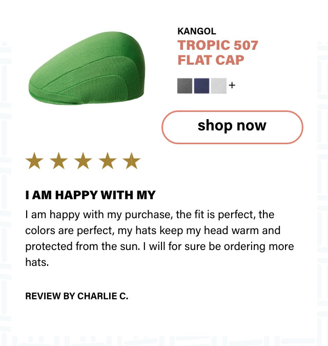 Tropic 507 Flat Cap by Kangol 