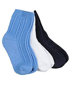 Big Oshi Baby Boys’ "Cable Crew" 3-Pack Crew Socks