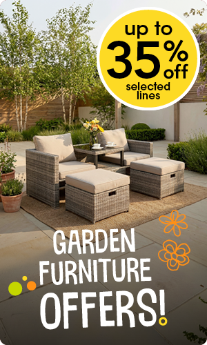 Up to 35% off garden furniture