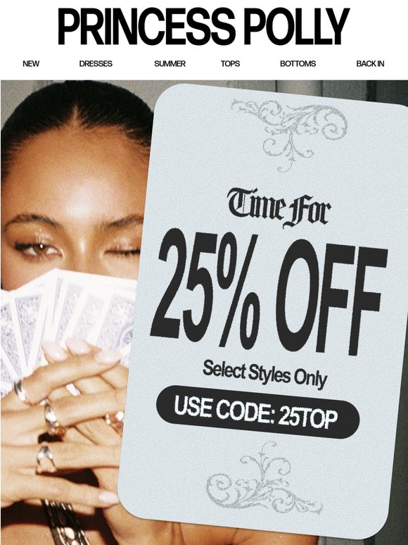 Act fast! Top sellers are 25% off rn