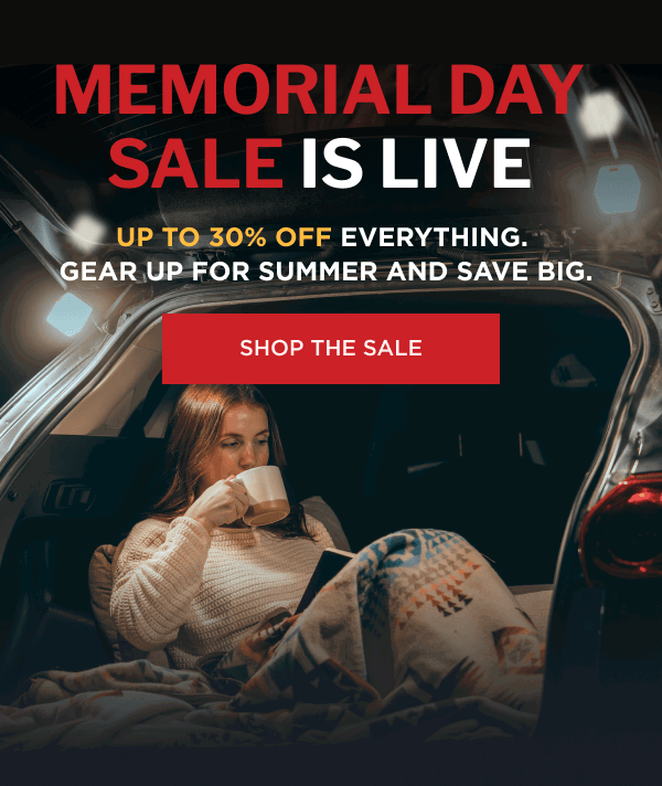 Memorial Day Sale Is Live | Up to 30% off everything. Gear up for summer and save big.  [ SHOP THE SALE ]