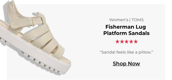 TOMS Fisherman Lug Platform Sandals