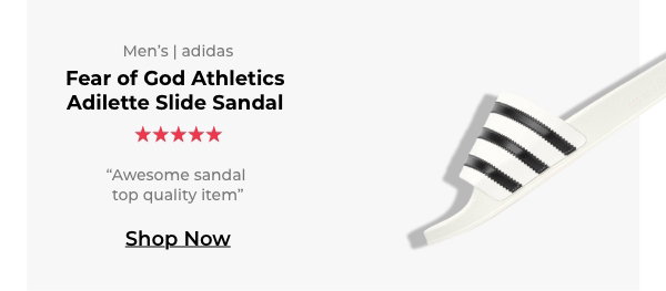 adidas Fear of God Athletics Adilette Slide Sandals