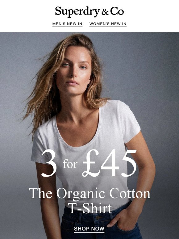 Your Everyday Tees, 3 for £45