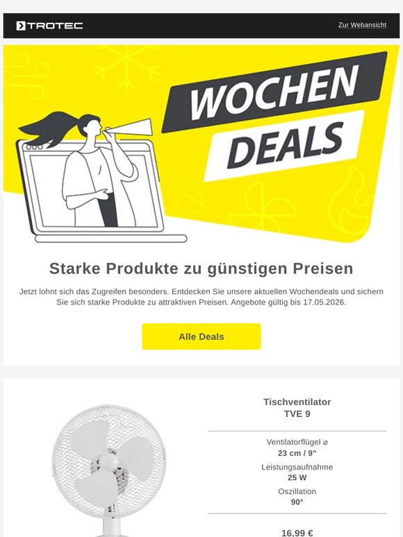 ✨ Neue Wochendeals
