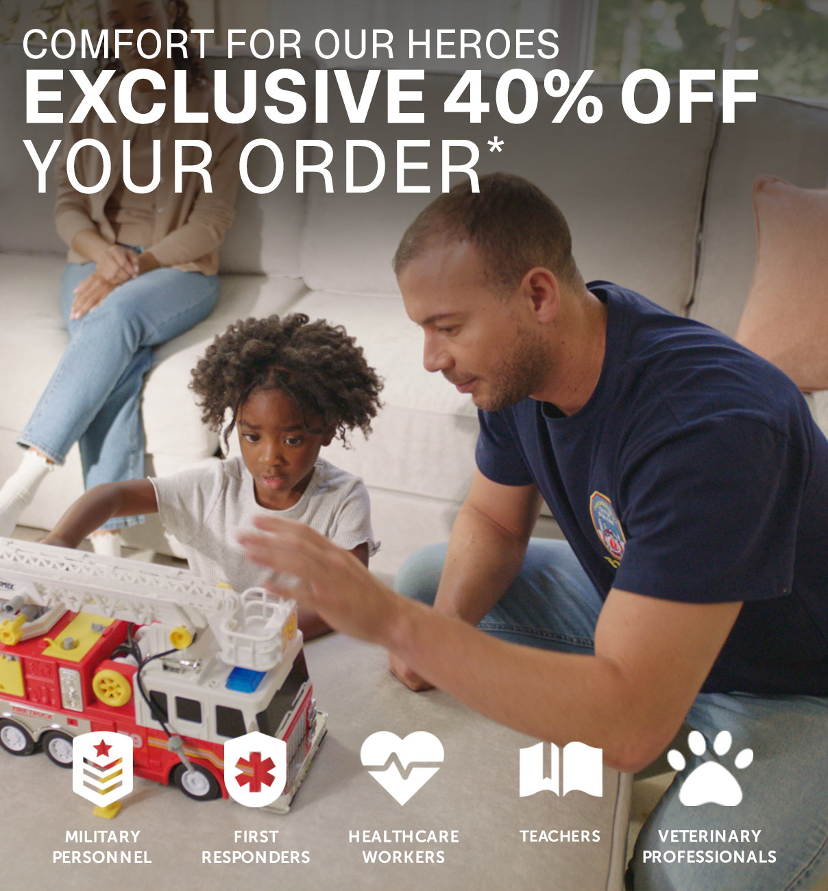 Comfort for Our Heroes | Exclusive 40% Off Your Order