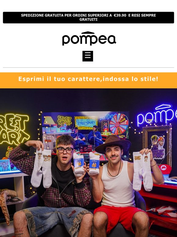 Disponibile ora: nuovo drop Pompea x Street Smart 😎