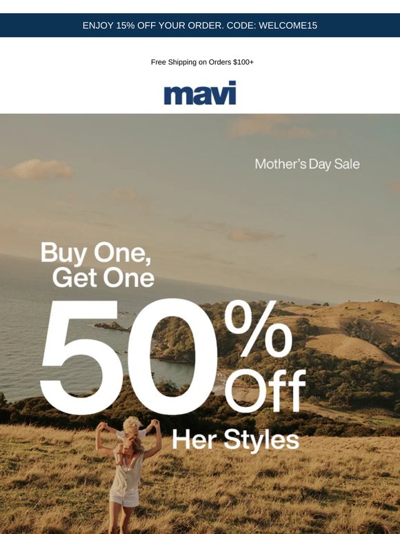 BOGO 50% Off | Mother's Day Sale Ends Soon