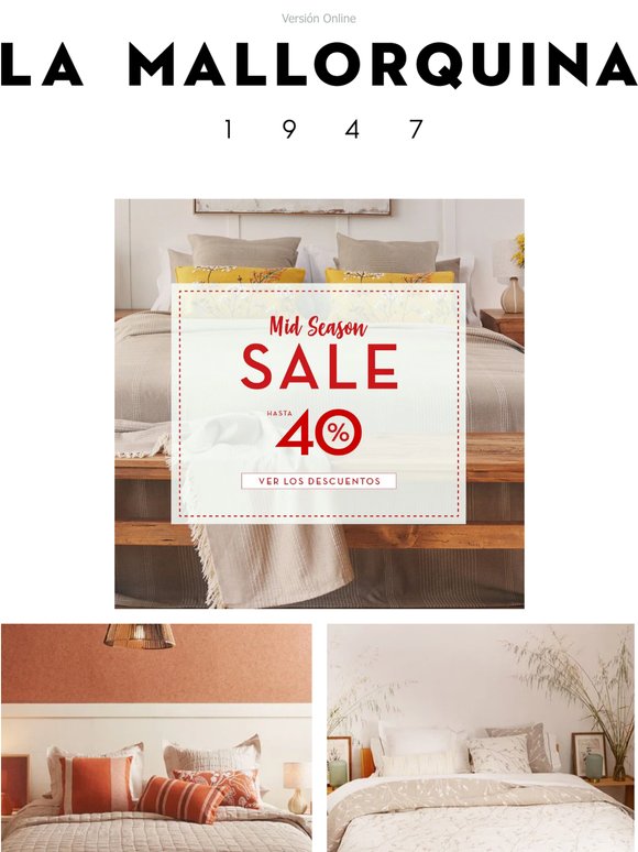 Colchas Hasta -40% dto 🔥 MID SEASON SALE