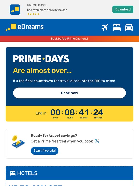⏳ Prime Days: The final hours are here