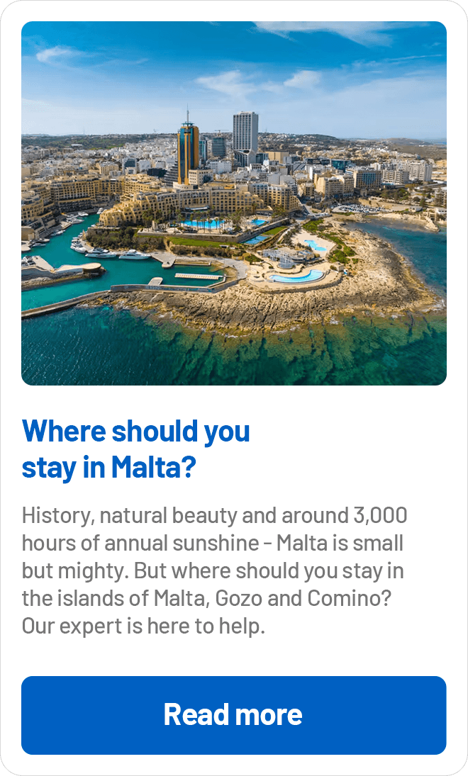 Where should you stay in Malta?