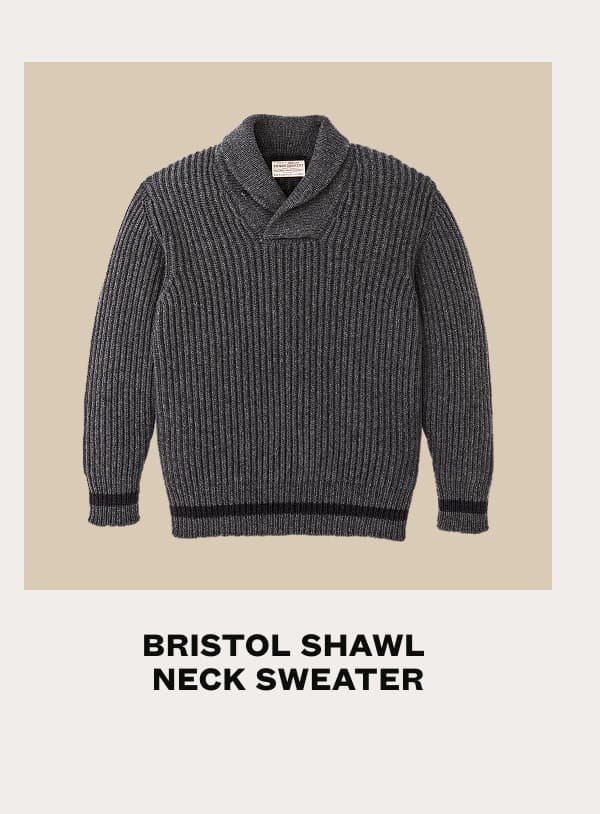 Bristol Shawl Neck Sweater