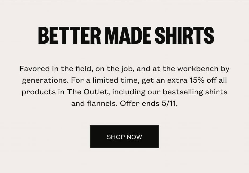 The Outlet - Extra 15% Off