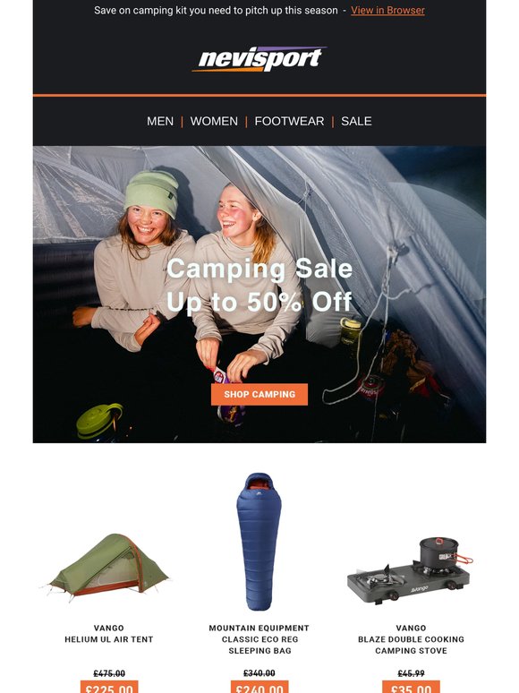 Camping | Up to 50% Off
