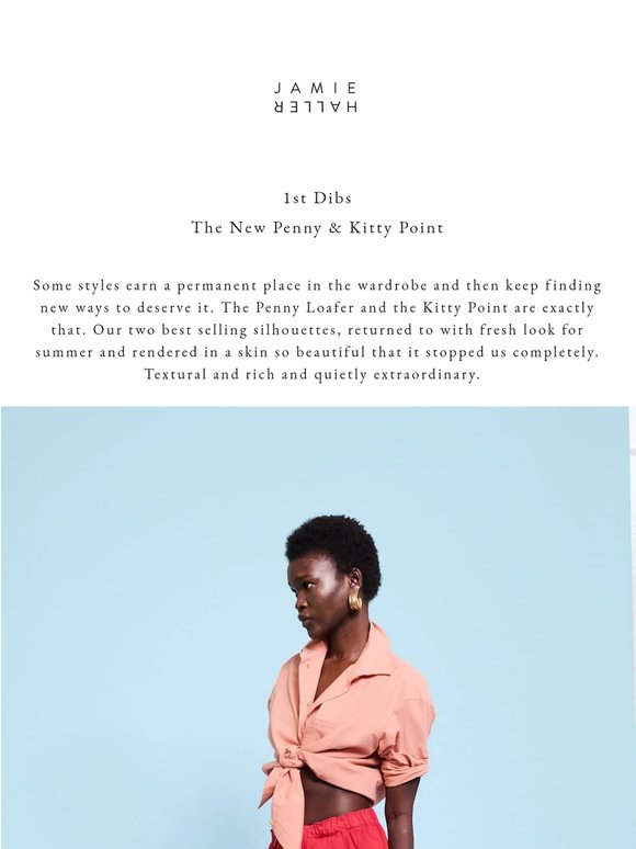 1st Dibs // Introducing The Penny Loafer & Kitty Point in Espresso Weave