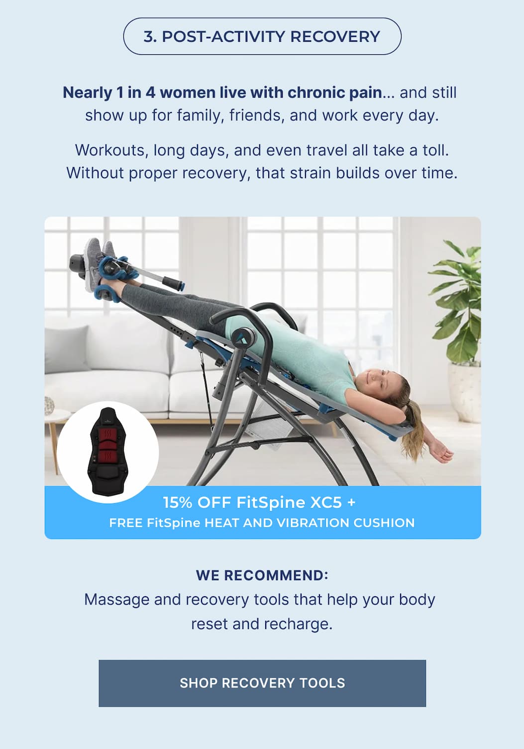 15% off fitspine