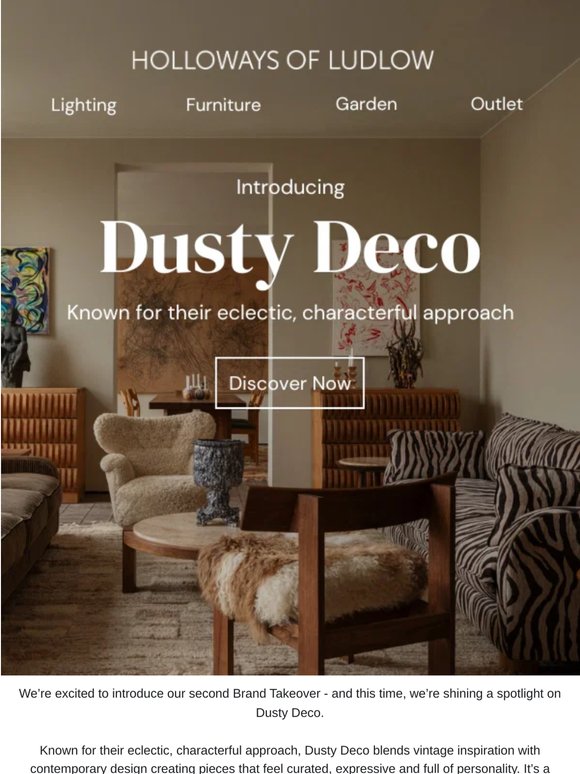 Win a beautiful Geraldine Lamp with our Dusty Deco Brand Takeover