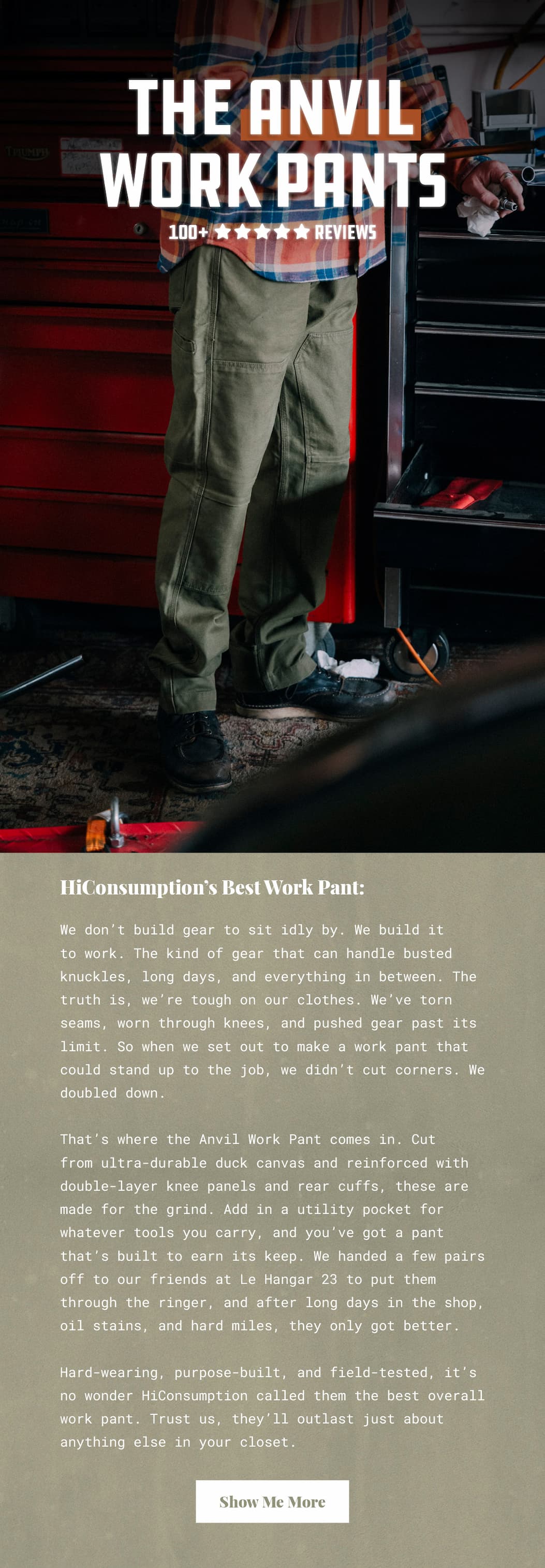 Anvil Work Pant