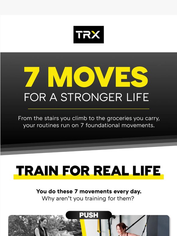 Real life runs on 7 movements