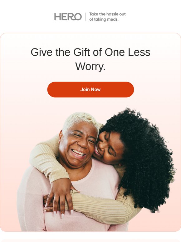 A gift for Mom — and peace of mind for you.