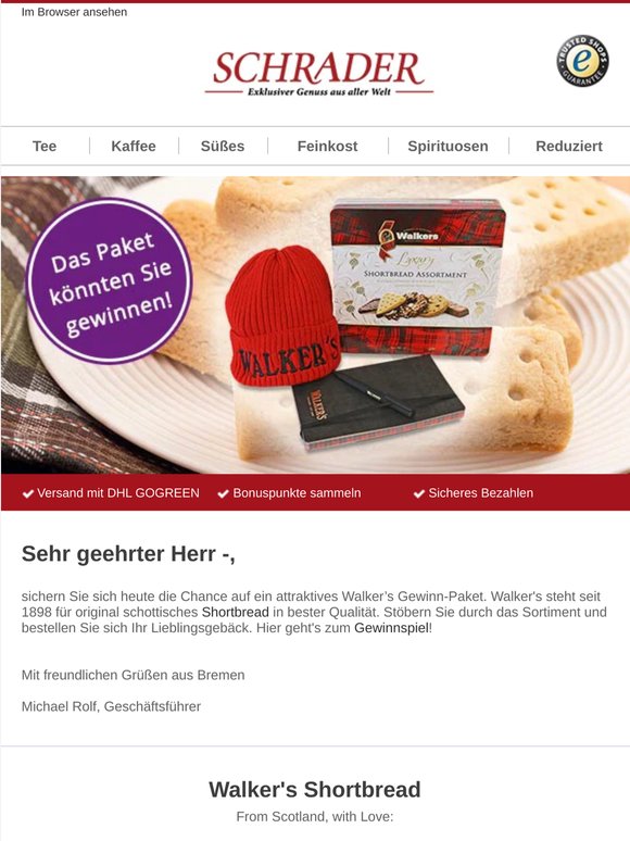 Nehmen Sie am großen Walker's Gewinnspiel teil!