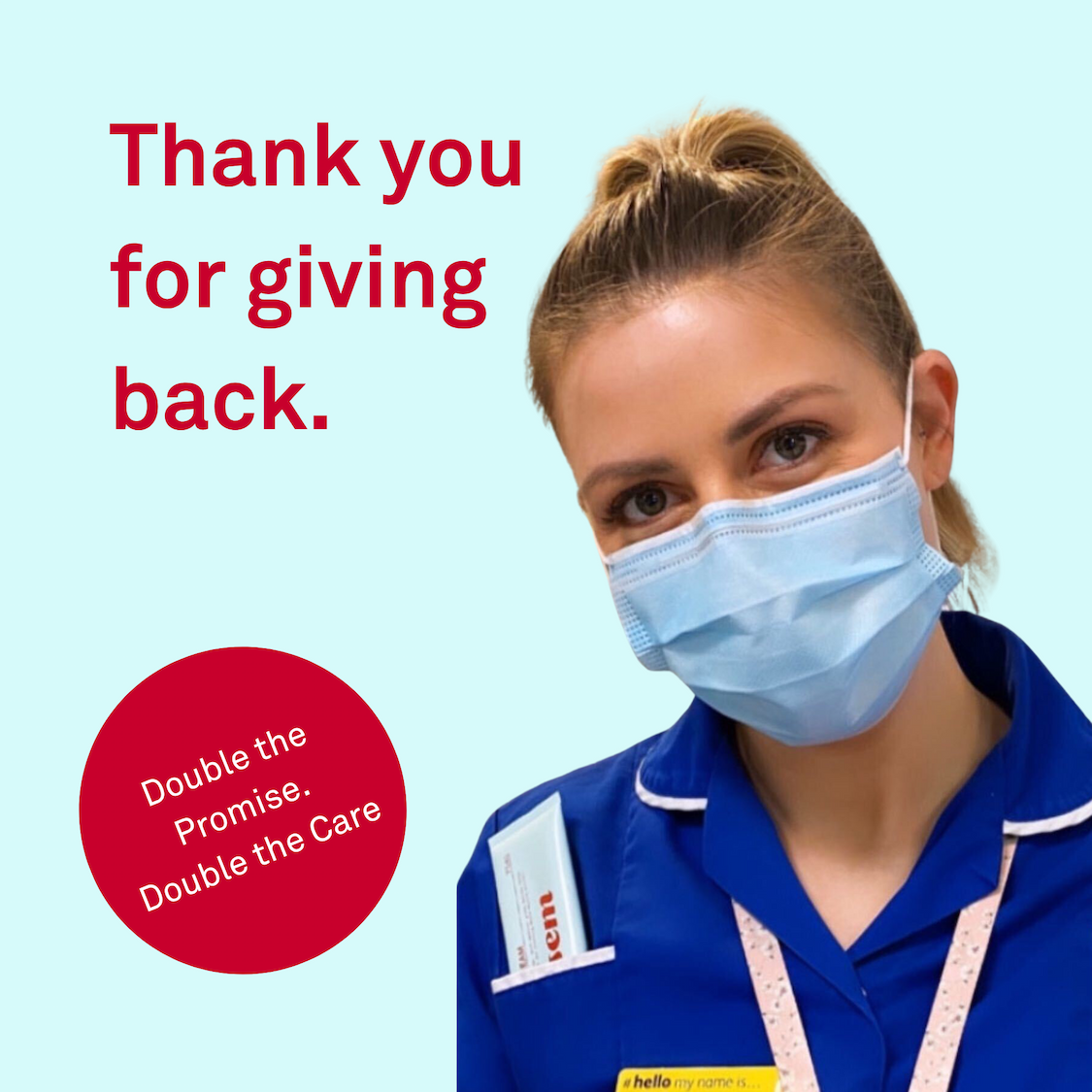 Thank you for giving back