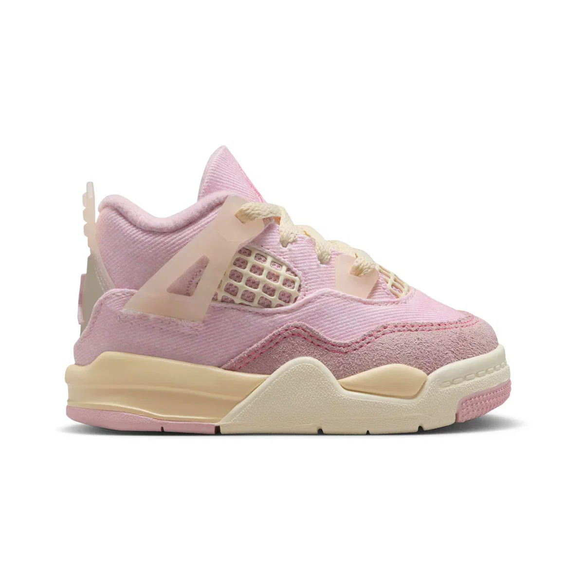 Image of Jordan 4 Retro 'Pearl Pink and Iced Carmine' Baby/Toddler Shoes