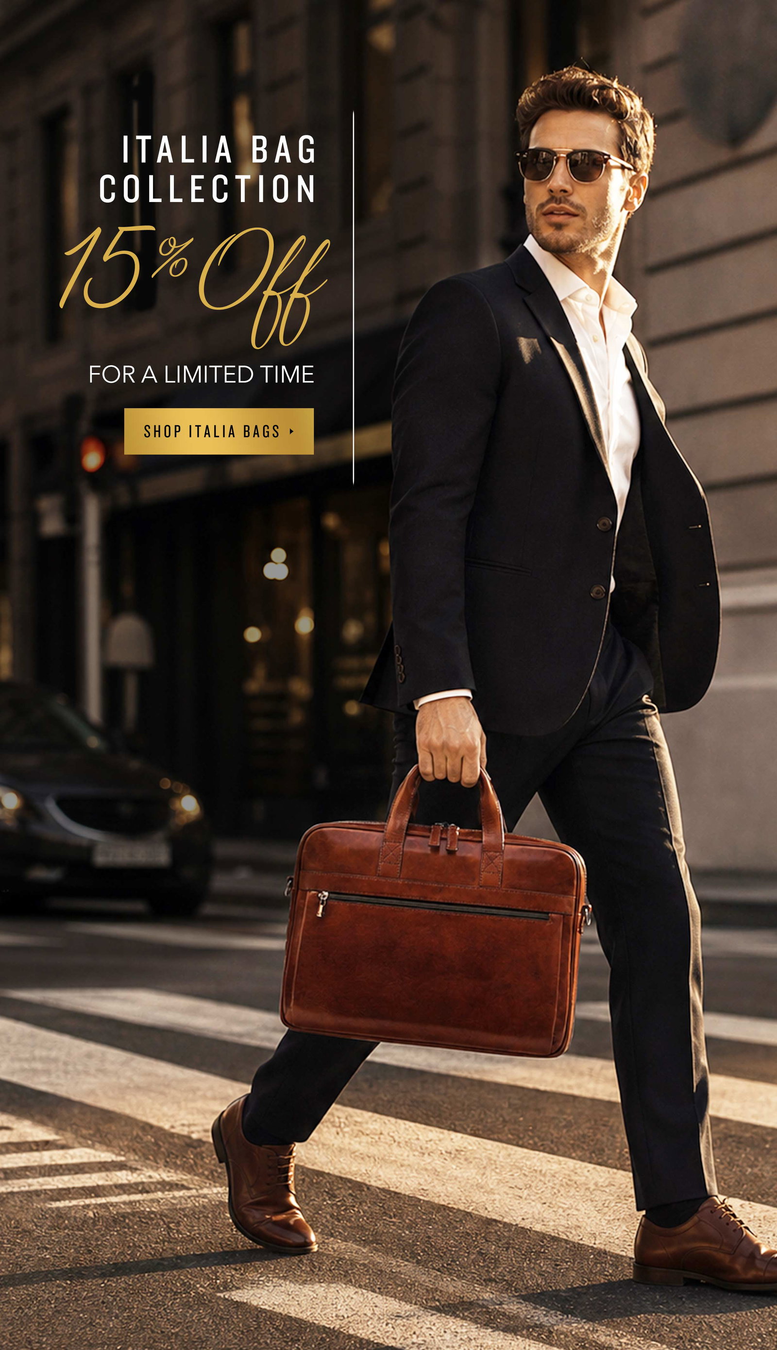 15% Off Italia Bags