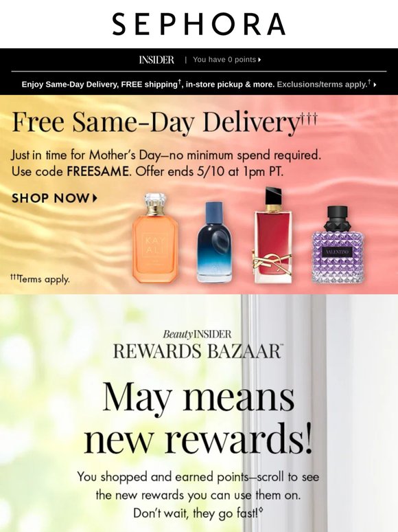 ICYMI: 4X points on fragrance