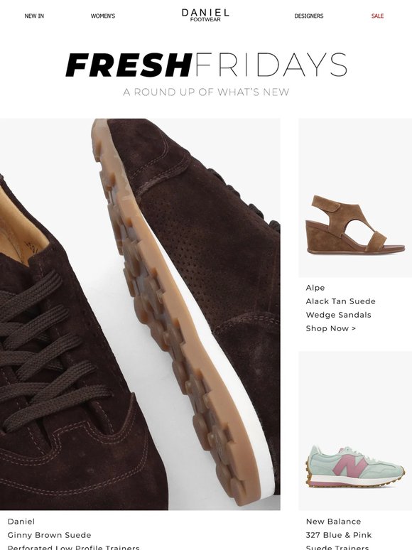 Fresh Fridays - New In From Daniel, New Balance & More