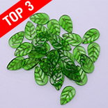 Leaf Lampwork Beads